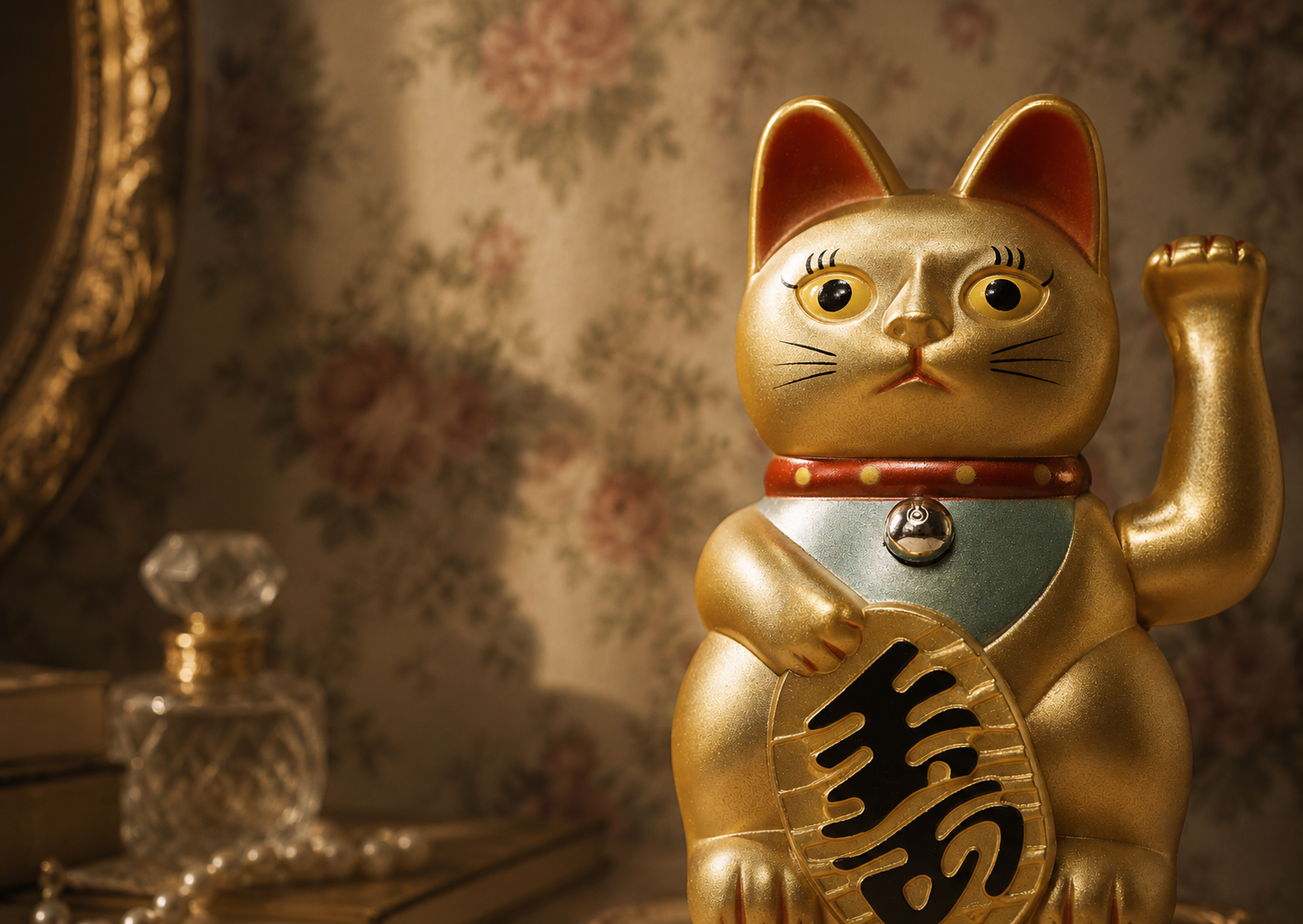 Chinese lucky cat blogpost Lucky On Purpose 3 types sorts of luck jewellery jewelry